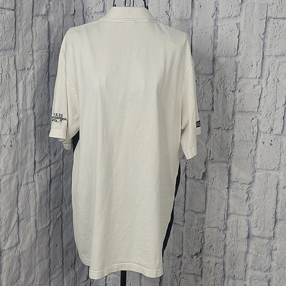 HARLEY DAVIDSON Black and White 3 Button Polo Men's Shirt Chest 46" Length 28" - Picture 8 of 10